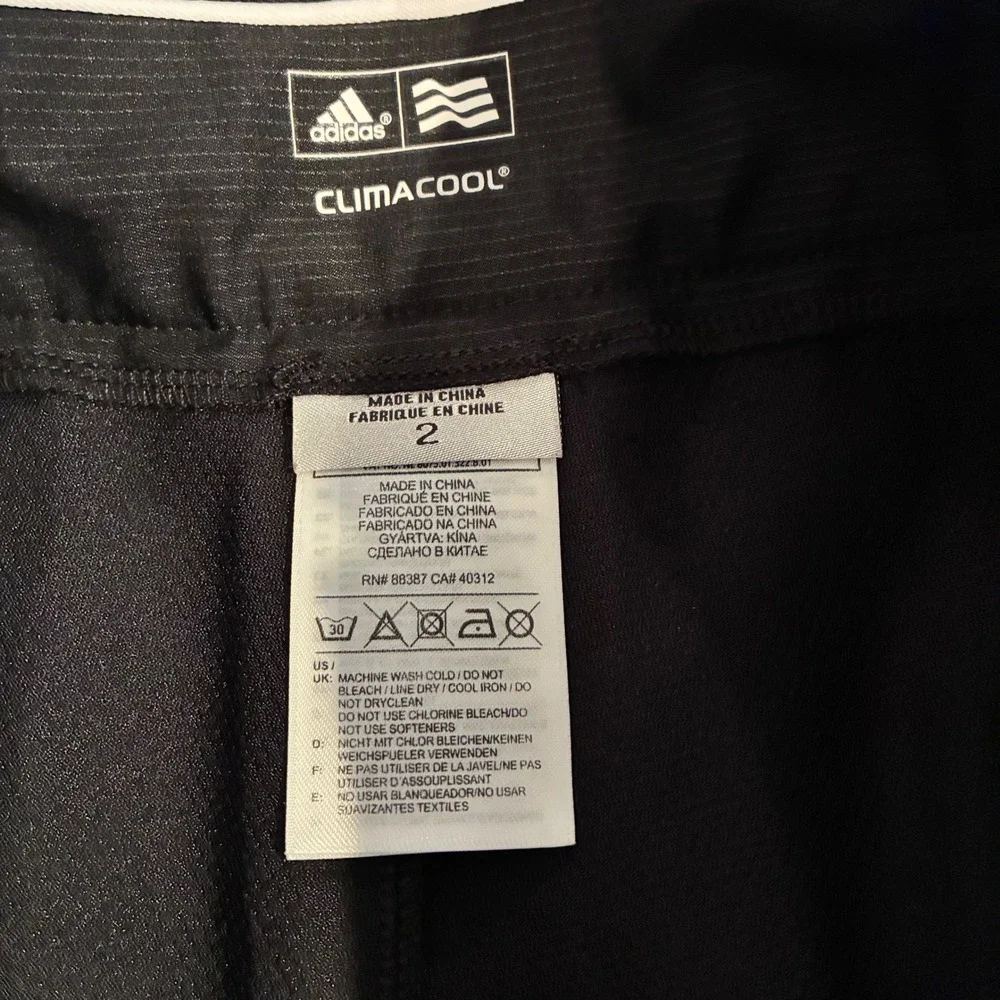 Adidas Golf Skort Pull On‎ Athletic Performance Black Size 2 - Picture 3 of 6